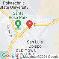 View Map of 628 California Blvd.,San Luis Obispo,CA,93401